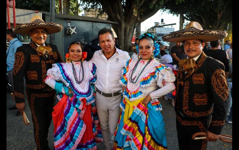 El alcalde Pablo Lemus Navarro, destacó que estas actividades se emprenden en las comunidades debido a que no querían que la celebración quedara solo en el Centro de la ciudad. EL INFORMADOR / A. Navarro