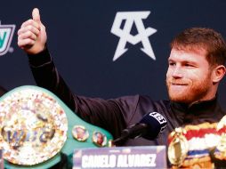 Álvarez hizo el anuncio señalando que peleará en Jalisco para celebrar la grandeza de su tierra; su rival podría ser John Ryder. AFP/S. Marcus