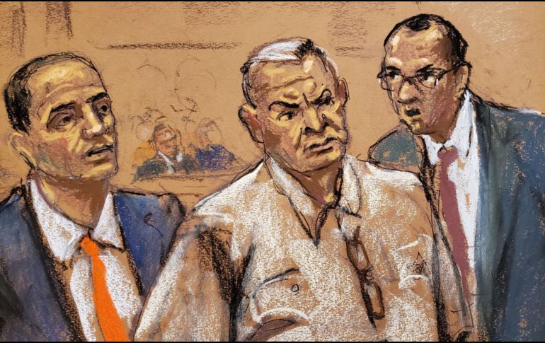 Genaro García Luna enfrentó cinco cargos en Estados Unidos, cuatro de ellos relacionados con el narcotráfico. EFE / ARCHIVO