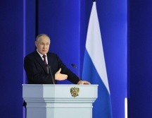 El presidente ruso, Vladímir Putin, declaró que Moscú suspendería su participación en el tratado Nuevo START. AP