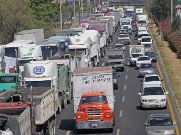 Las manifestaciones de los transportistas serán desde cuatro puntos de la ZMG. ARCHIVO