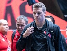 El equipo rojinegro llegó a la CDMX, donde este miércoles enfrentan a Cruz Azul. Twiiter/@AtlasFC