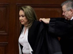 El representante de Yasmín Esquivel dijo que los derechos de la ministra pueden resultar afectados y que no se trata de censura a la UNAM. NTX/ARCHIVO