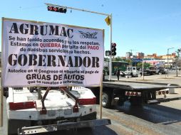 En la manifestación participaron alrededor de 150 unidades de diferentes empresas provenientes de distintos puntos de Jalisco. EL INFORMADOR/A. Camacho