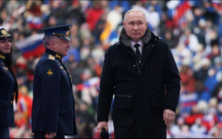 El presidente ruso, Vladímir Putin, anunció el martes la suspensión del cumplimiento por parte de su país del Nuevo START. EFE