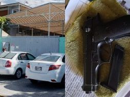 Al menor le aseguraron el arma que llevó a una escuela en Zapopan y que resultó ser de juguete. ESPECIAL