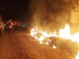 El incendio en el Bosque de la Primavera comenzó la tarde de este miércoles. ESPECIAL