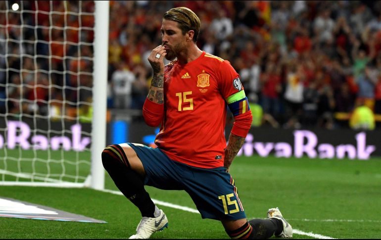 Sergio Ramos ganó con España el Mundial de Sudáfrica 2010 y las Eurocopas de 2008 y 2012. AFP / ARCHIVO