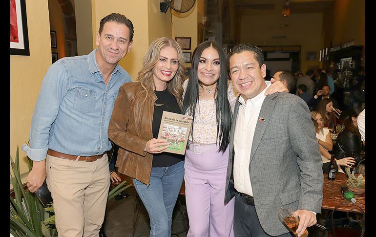 Alexis Meza, Zaira Miramontes, Leslie Angeles y Luciano Sandoval. GENTE BIEN JALISCO/Christian Pérez