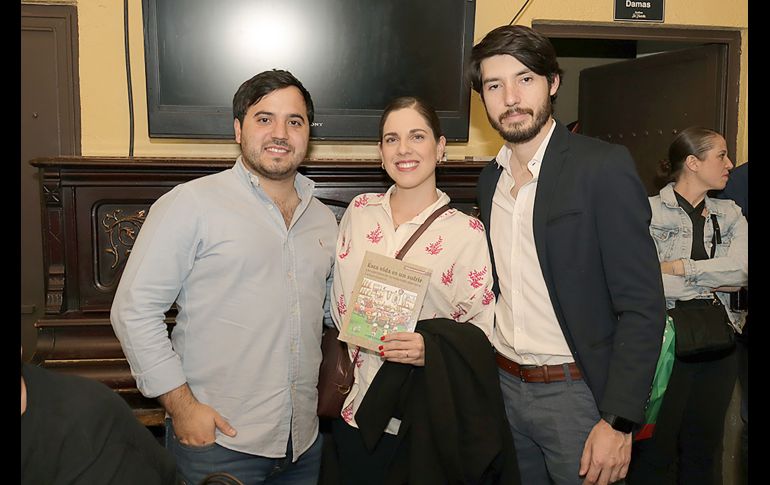 David O’Farril, Ana Paula Morales y José Alejandro Vizcarra. GENTE BIEN JALISCO/Christian Pérez