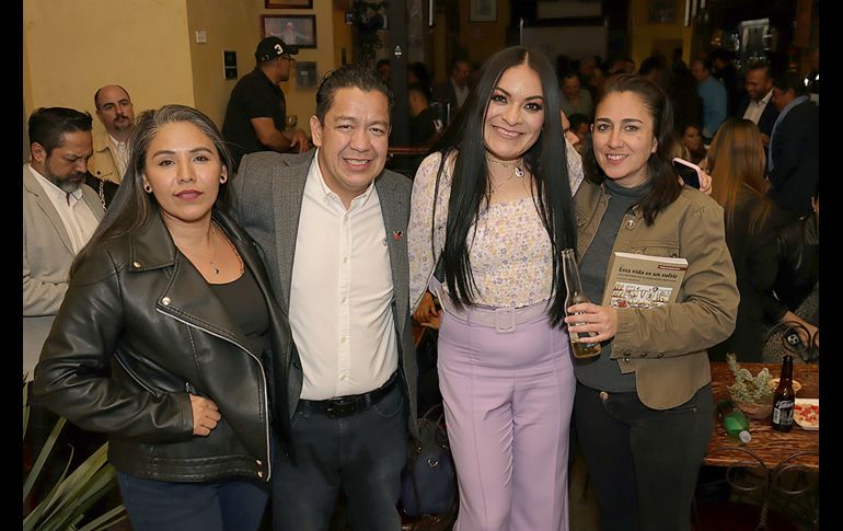 Gloria Zapata, Luciano Sandoval, Leslie Angeles y Yanet Gonzalez. GENTE BIEN JALISCO/Christian Pérez