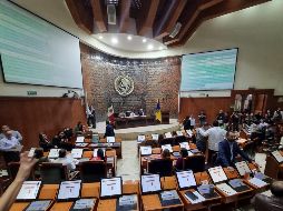 La diputada Ángela Gómez Ponce, presidenta de la Comisión de Gobernación, explicó que la aprobación del asunto en el pleno del Poder Legislativo es el primer paso de un proceso que puede durar alrededor de dos meses para que el Ayuntamiento presente elementos y se defienda.EL INFORMADOR / R. Rivas