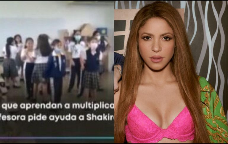 Niños y niñas bailan y cantan la canción de Shakira y una maestra decide pedirle esto a la colombiana. ESPECIAL