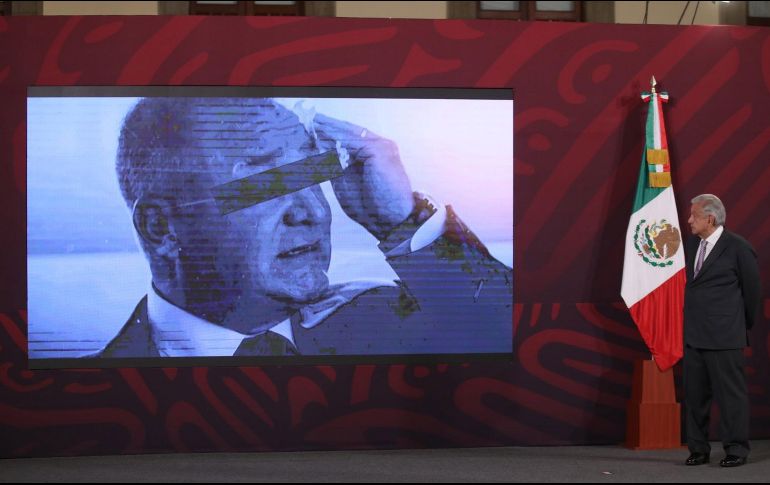 Al Mandatario se le preguntó en la conferencia de prensa matutina si el fallo de Estados Unidos en el caso de García Luna sea un elemento para proceder contra el círculo cercano del exfuncionario. SUN / ARCHIVO