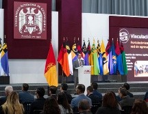 El evento se realizó en el Gimnasio Universitario con la presencia de directivos, funcionarios, maestros, alumnos y colaboradores. ESPECIAL/UAG