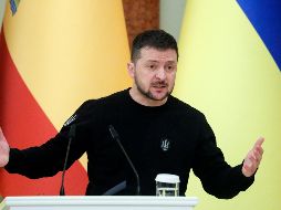 Zelenski específicamente que su administración trabaja en conseguir el apoyo de Latinoamérica y África a su plan de paz. EFE/S. Dolzhenko