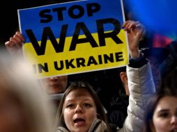 Defensores de los derechos civiles exigieron un alto a la guerra contra Ucrania. AP