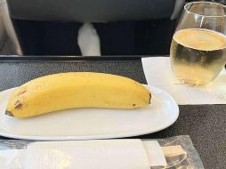 El desayuno vegano de la aerolínea. ESPECIAL