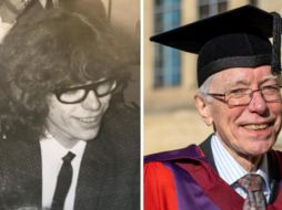 Nick Axten, de 76 años, obtuvo el grado de doctor por la Universidad de Bristol. SUN