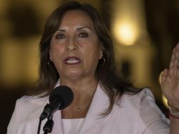 La presidenta Dina Boluarte, acusó de 