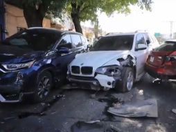 El choque ocurrió sobre la avenida Colón, esquina con calle Pino, en la colonia del Fresno. ESPECIAL