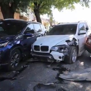 Se registra aparatoso choque múltiple en Avenida Colón