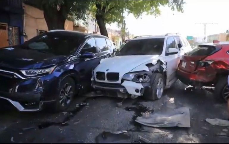El choque ocurrió sobre la avenida Colón, esquina con calle Pino, en la colonia del Fresno. ESPECIAL