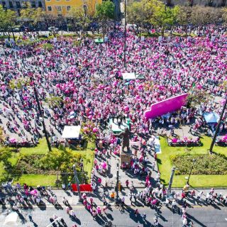 Con batucada, comienzan la protesta en Jalisco contra el plan B