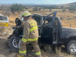 El choque que dejó nueve muertos ocurrió en la carretera Santa Rosa-Ocotlán.ESPECIAL