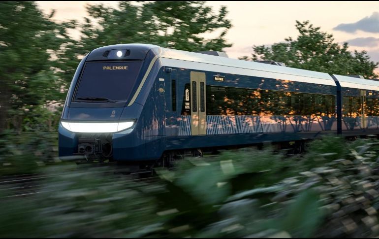 Óscar David Lozano Águila, director general de la empresa Tren Maya S.A. de C.V., dijo en la mañanera de hoy que el 8 de julio se recibirá el primer tren con el que se iniciarán las pruebas. ESPECIAL / Gobierno de México