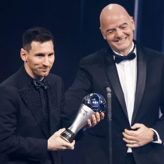 Messi ganó el premio como mejor futbolista del 2022 ¡The best!