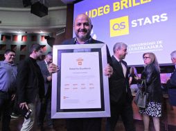 El rector general de la Universidad de Guadalajara, Ricardo Villanueva Lomelí, reconoció el trabajo académico para lograr el reconocimiento. EL INFORMADOR/ ALONSO CAMACHO