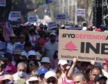 El domingo miles se manifestaron en contra de la reforma electoral. AFP