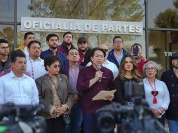 Mario Delgado pidió formalmente que se le quite el registro al PAN. Twitter/@mario_delgado