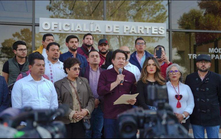 Mario Delgado pidió formalmente que se le quite el registro al PAN. Twitter/@mario_delgado