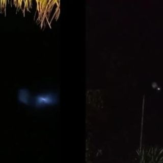 Captan un 'ángel' volando sobre el cielo de Playa del Carmen