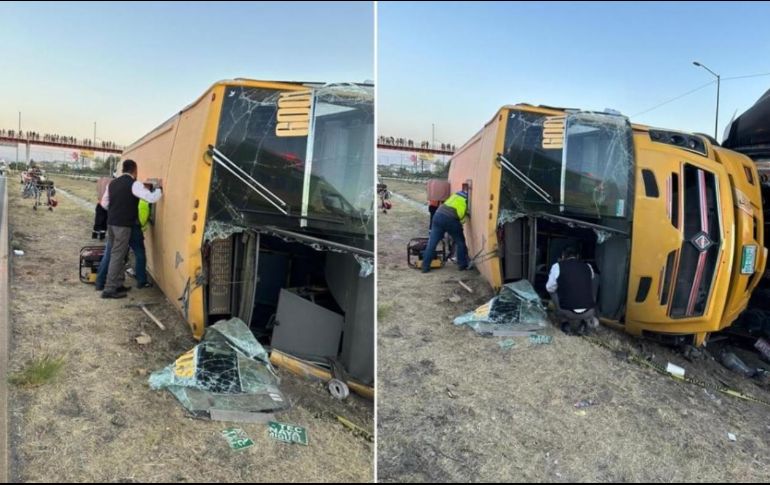 Tardaron varias horas en rescatar los cuerpos prensados. SUN