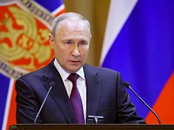 Las declaraciones de Putin aparecieron poco después de que los drones golpearan varias localidades en el sur y oeste de Rusia. AP/G. Grigorov