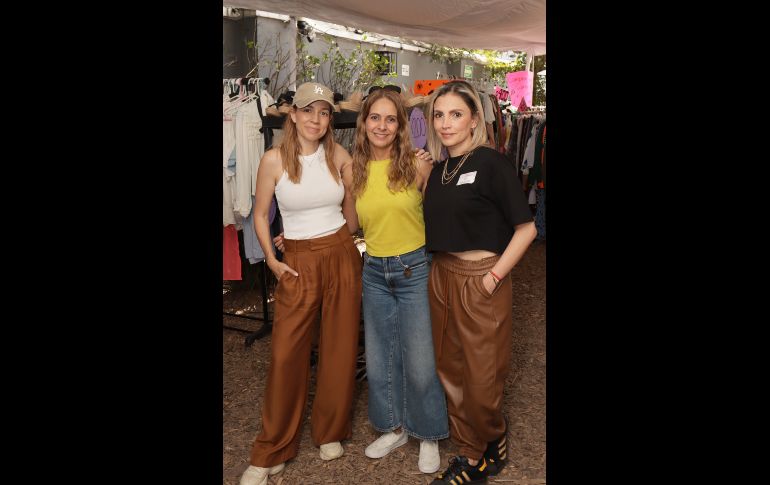 Marina Gutiérrez, Claudia Valiñas y Laura Armas. GENTE BIEN JALISCO/Christian Pérez