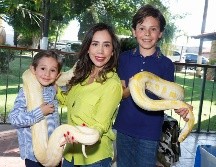 Santino Valle, Carolina Toussaint y Alain Ernesto Valle. GENTE BIEN JALISCO/Claudio Jimeno