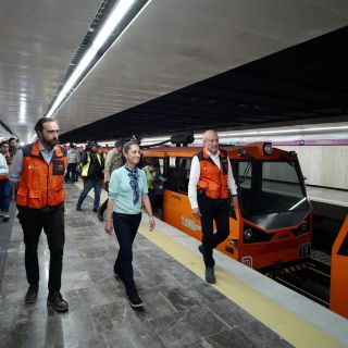 Claudia Sheinbaum entrega obra civil de Línea 1 del Metro de la CDMX