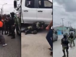 Fueron difundidos varios videos del enfrentamiento. SUN