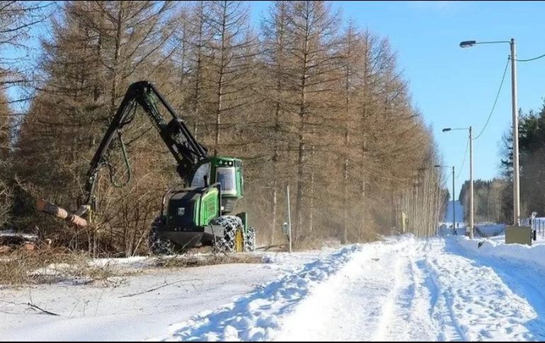 Los trabajos de construcción se iniciaron el martes cerca de Imatra, una localidad de 26.000 habitantes en el sureste del país. GUARDIA FRONTERIZA DE FINLANDIA