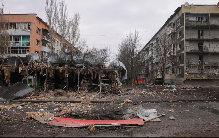 Las temperaturas comienzan a subir en Ucrania, aunque el riesgo de cortes en la energía sigue latente. AP/Y. Titov
