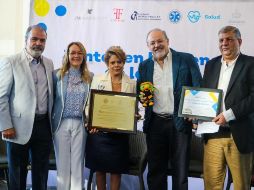 En el evento, que se desarrolló en la terraza del hotel JW Marriot, fue reconocido Yannick Nordín Servín, secretario técnico del Cepaj SAMU Jalisco. EL INFORMADOR/A. Navarro