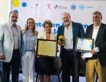 En el evento, que se desarrolló en la terraza del hotel JW Marriot, fue reconocido Yannick Nordín Servín, secretario técnico del Cepaj SAMU Jalisco. EL INFORMADOR/A. Navarro