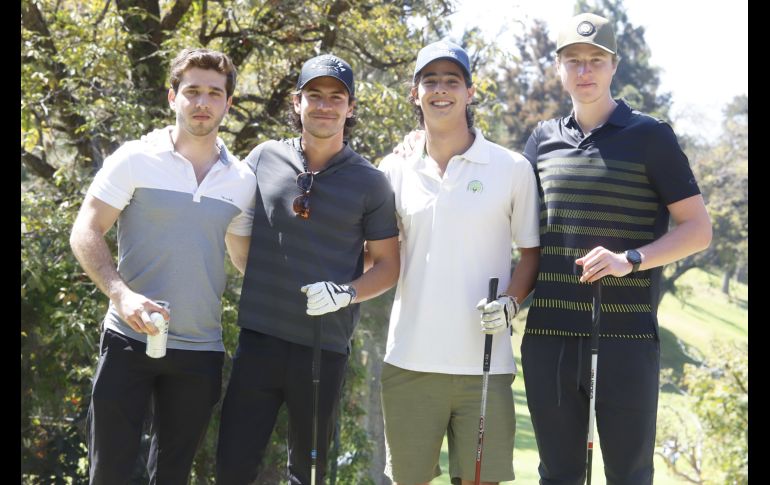 Iván Zuloaga, Fernando Mendoza, Juan Álvaro Flores y Armando Sánchez. GENTE BIEN JALISCO/Claudio Jimeno