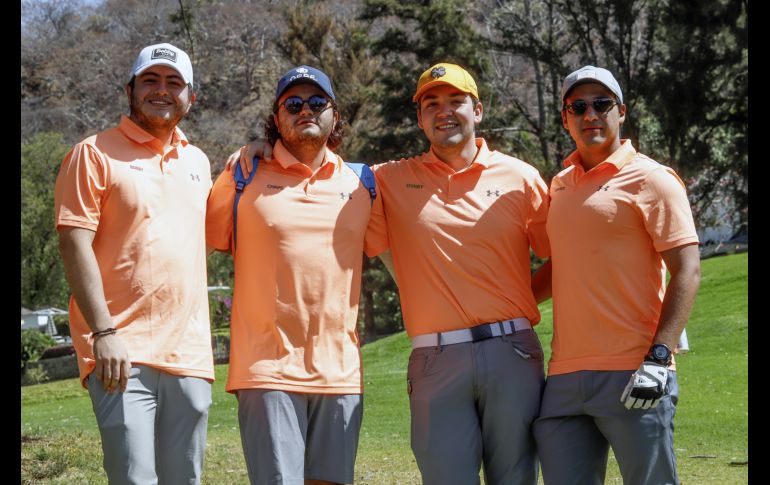 Roberto Guzmán, Rodrigo Guzmán, José Pablo Valle y Diego Pérez. GENTE BIEN JALISCO/Claudio Jimeno