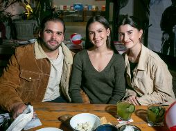 Alejandro Lomelín, Paloma Zenteno y Constanza Fernández. GENTE BIEN JALISCO/Jorge Soltero
