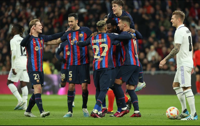 El encuentro de Vuelta se jugará el próximo 5 de abril en el Camp Nou . EFE/Kiko Huesca